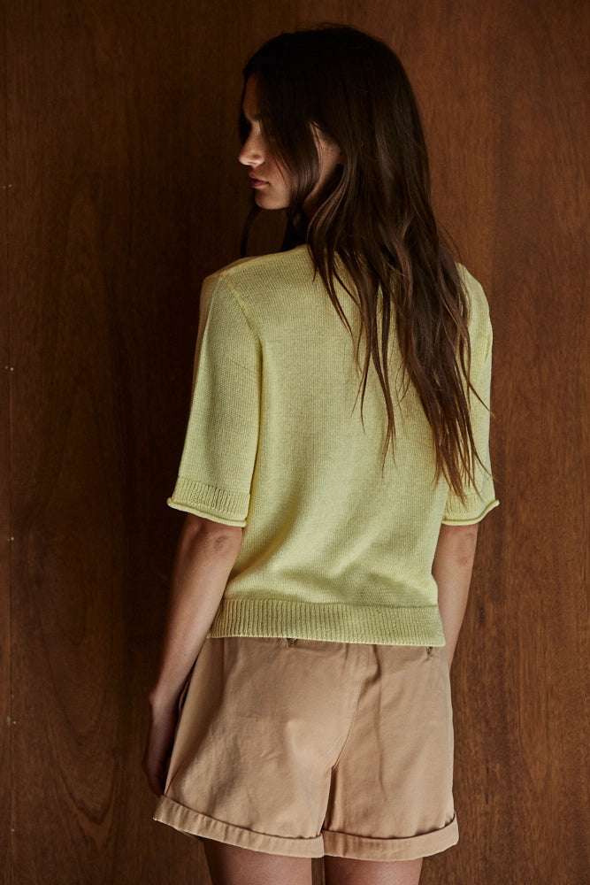 Sweet Lemon Cardigan Sweater