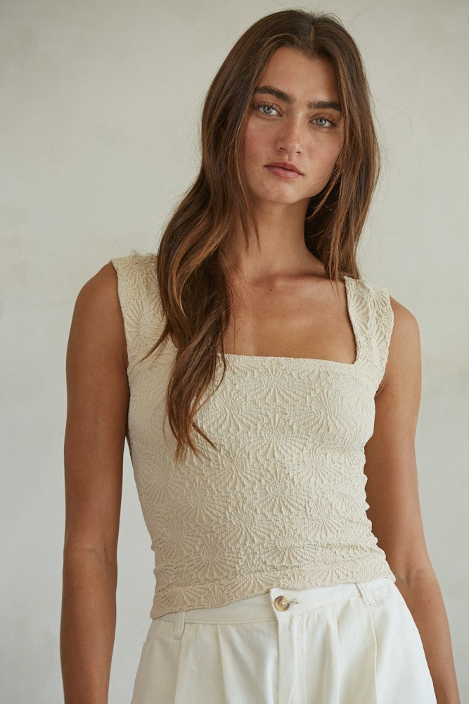 Seamless Staple Top In Oak