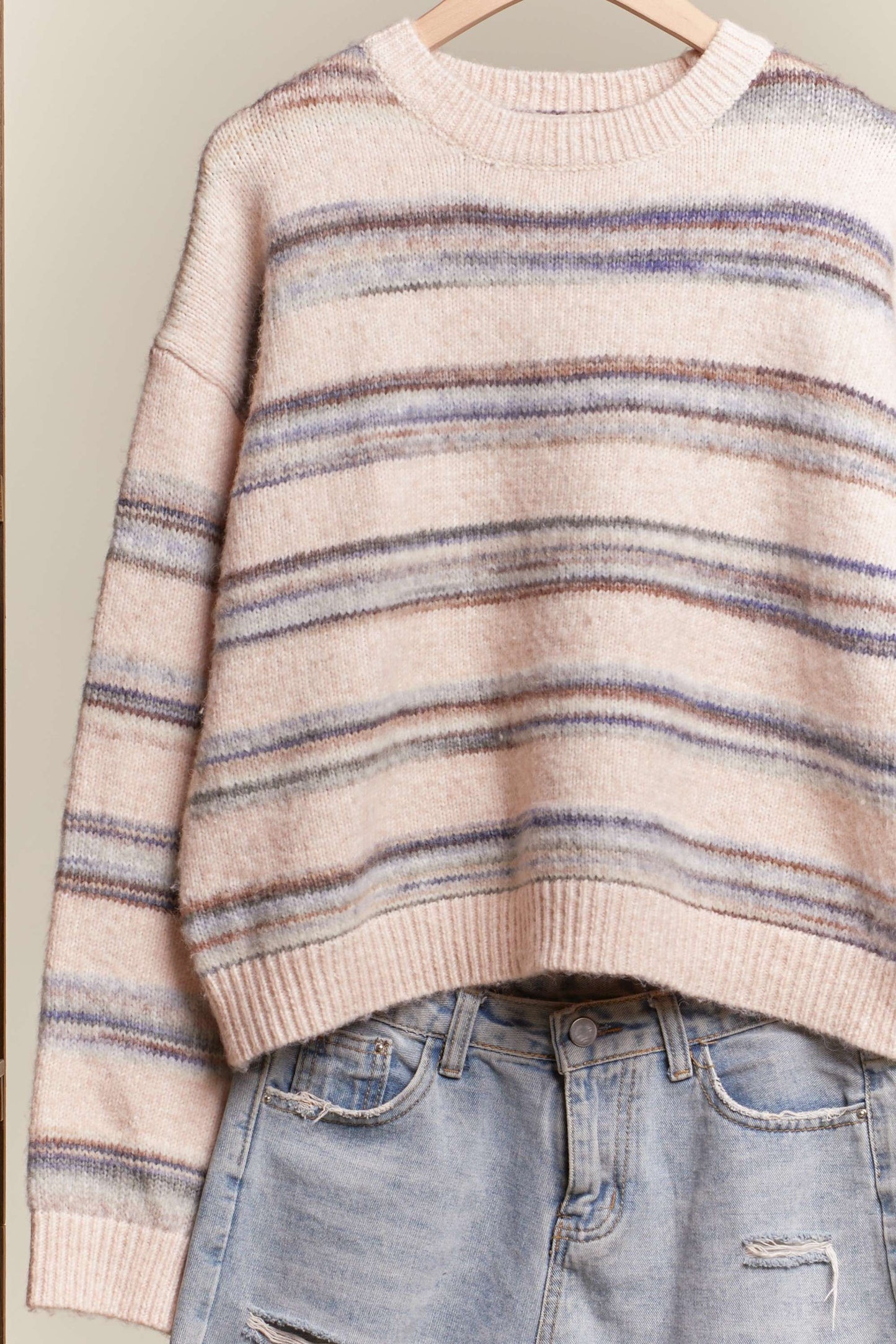 Icey Stripe Sweater