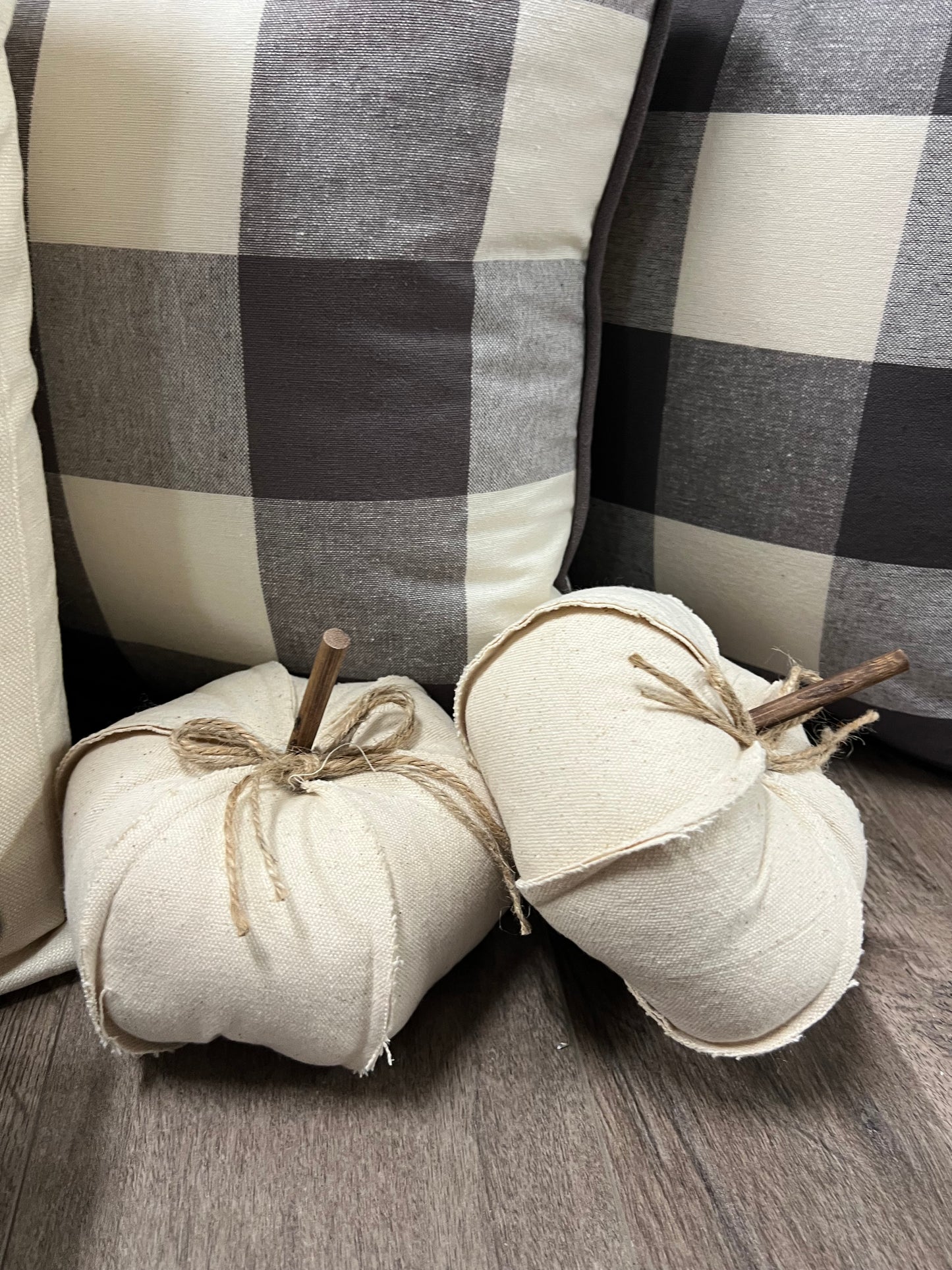 Cream Cloth Pumpkin