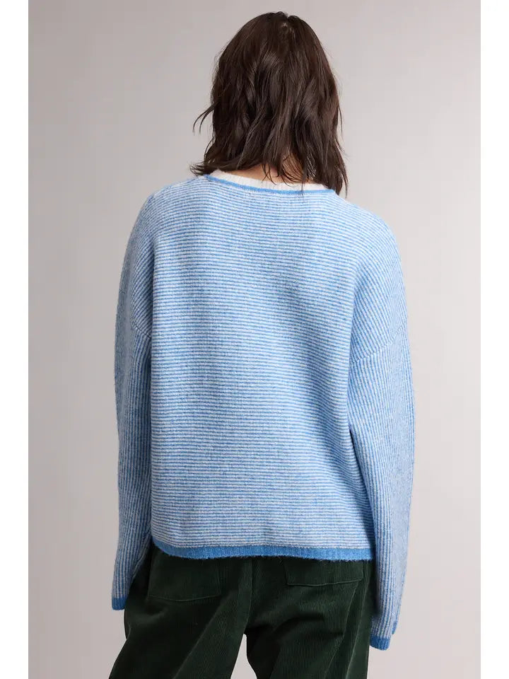 Stripe Drop Shoulder Sweater