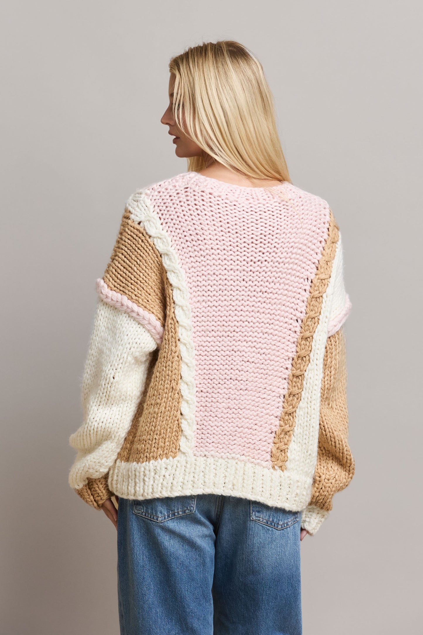 Gingerbread Colorblock Sweater
