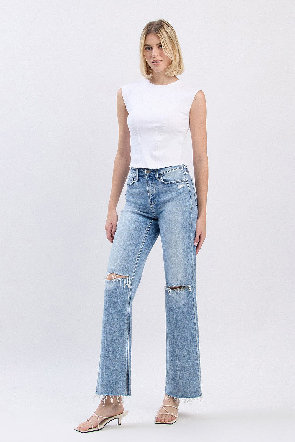 Flying Monkey HIGH RISE DISTRESSED JEANS