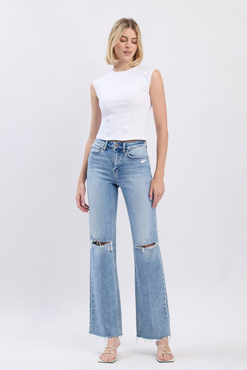 Flying Monkey HIGH RISE DISTRESSED JEANS