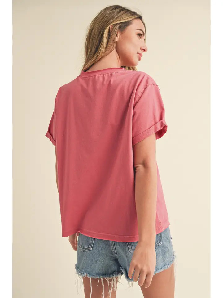 Mali Tee In Rose