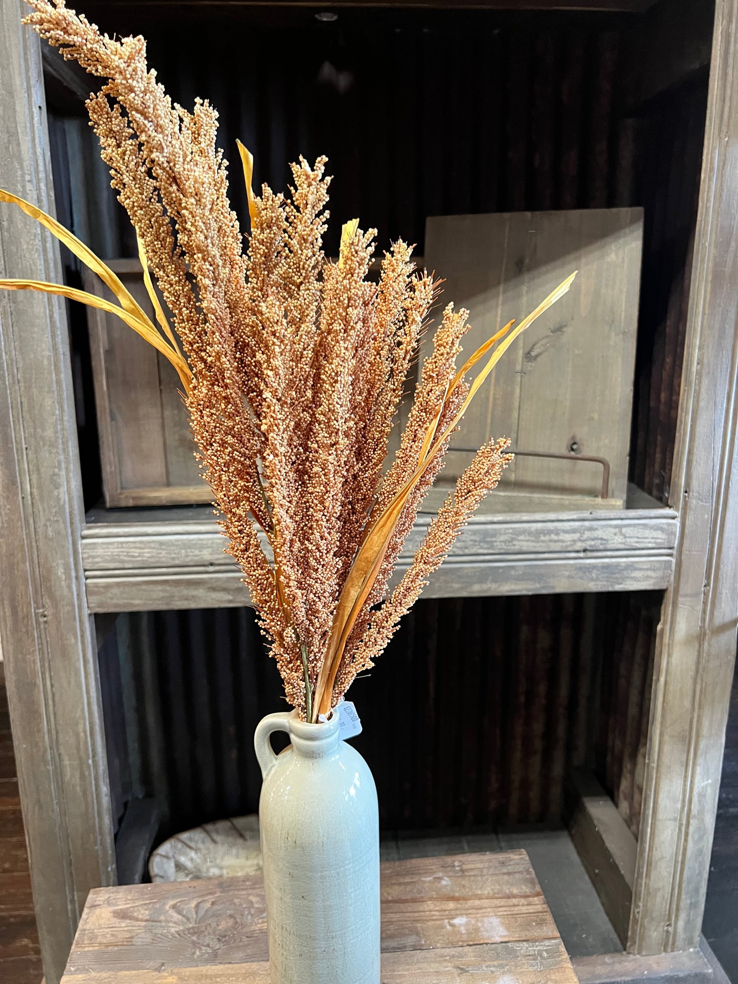 Faux Heather Grass in Dark