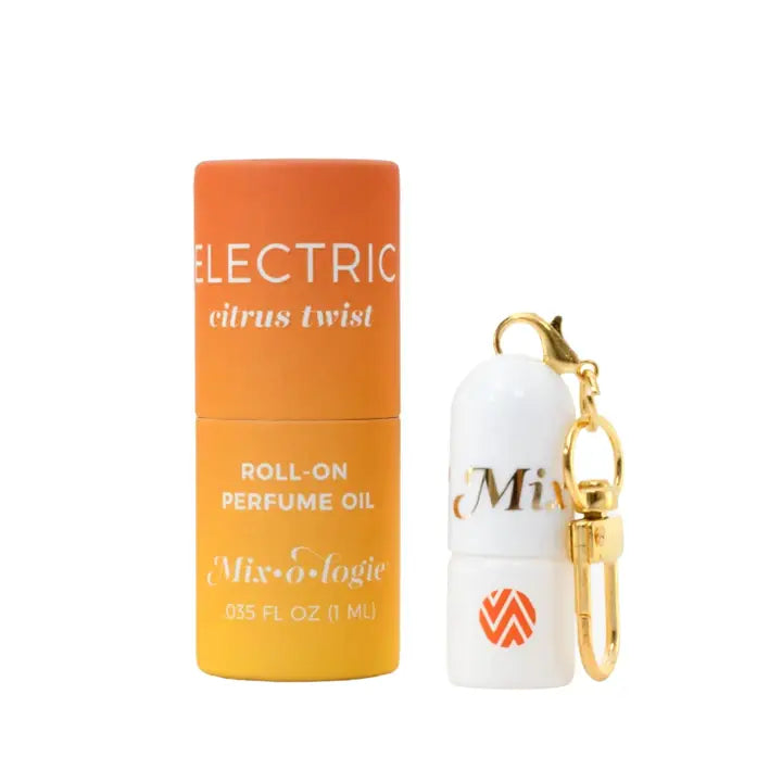 Keychain Mini Rollerball Perfume Bag Charm-Electric