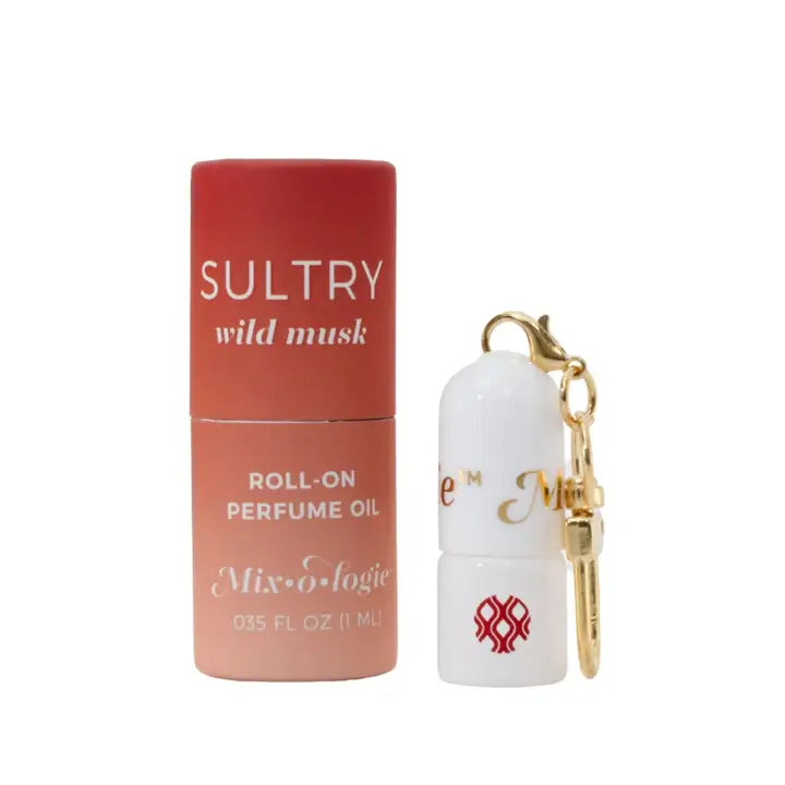 Keychain Mini Rollerball Perfume Bag Charm-Sultry