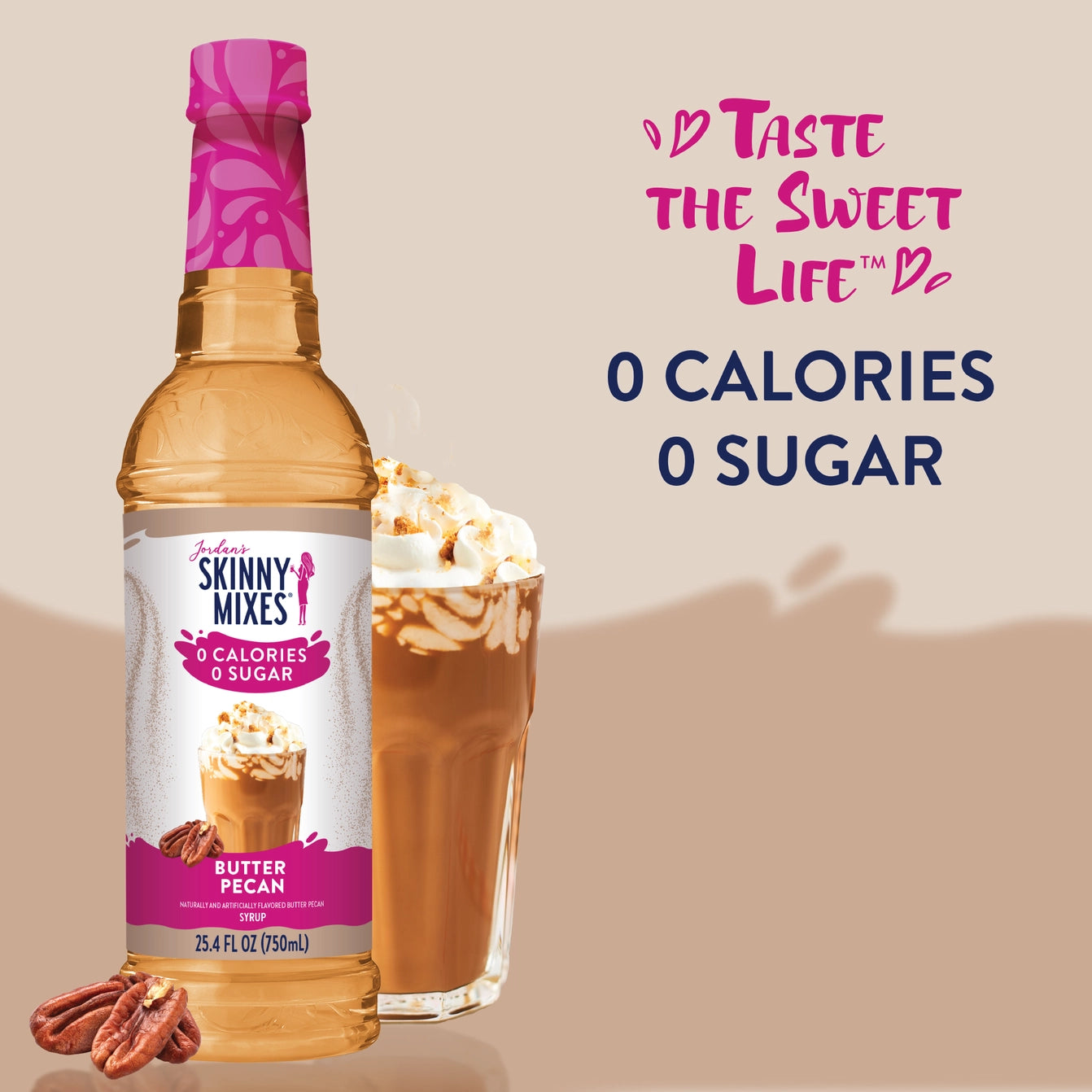 Jordan's Sugar Free Butter Pecan Syrup
