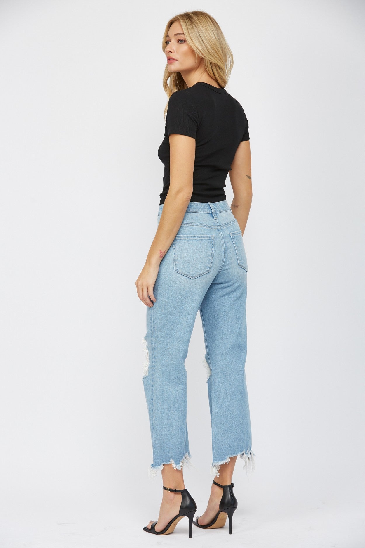 Claire Vintage Cropped Flare Jeans