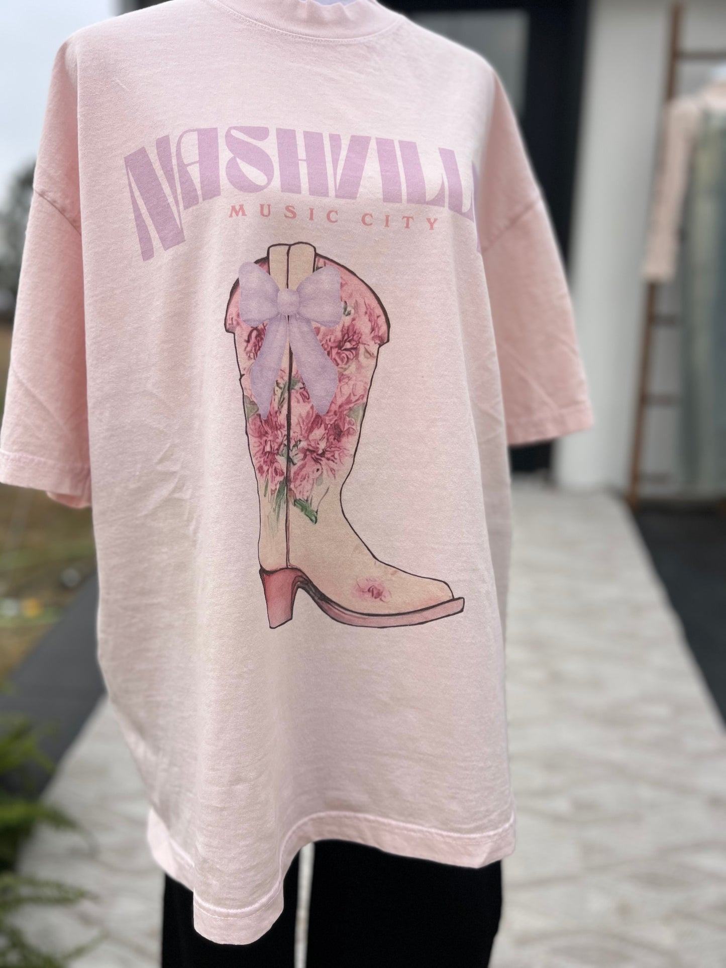 Girly Nashville Graphic Tee