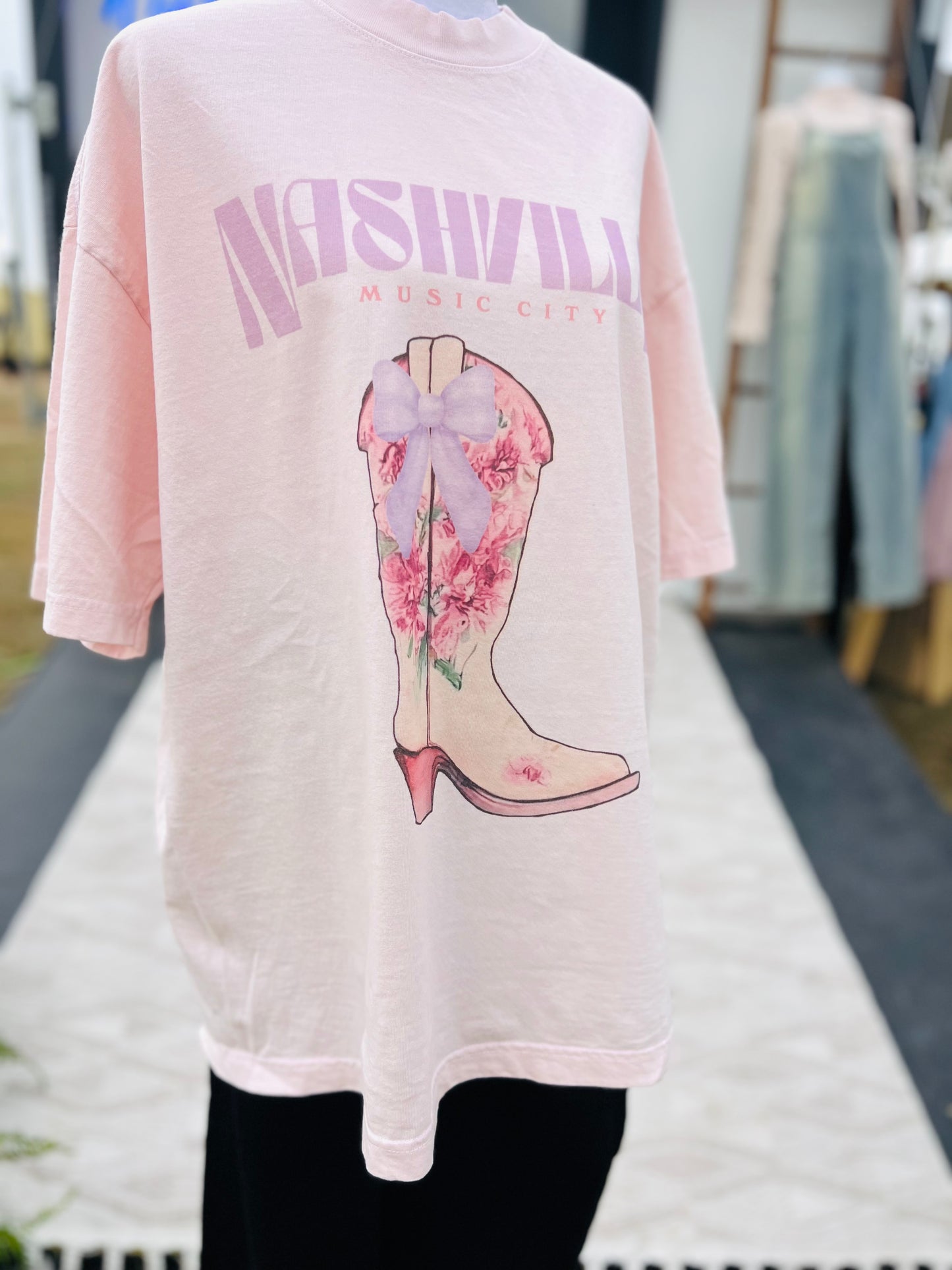 Girly Nashville Graphic Tee