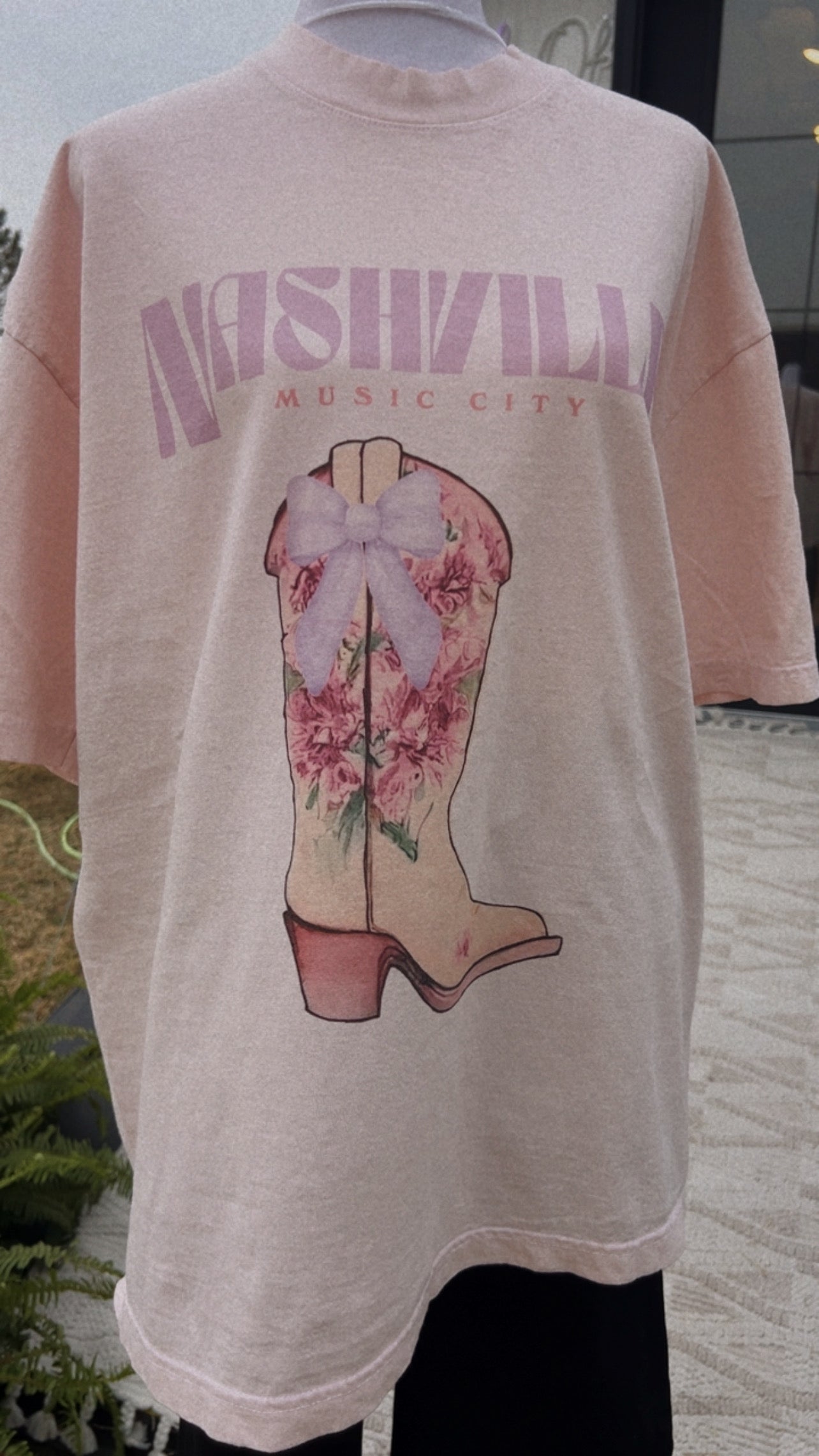 Girly Nashville Graphic Tee