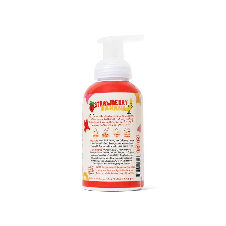 Strawberry Banana 2-in-1 Foaming Shampoo & Body Wash