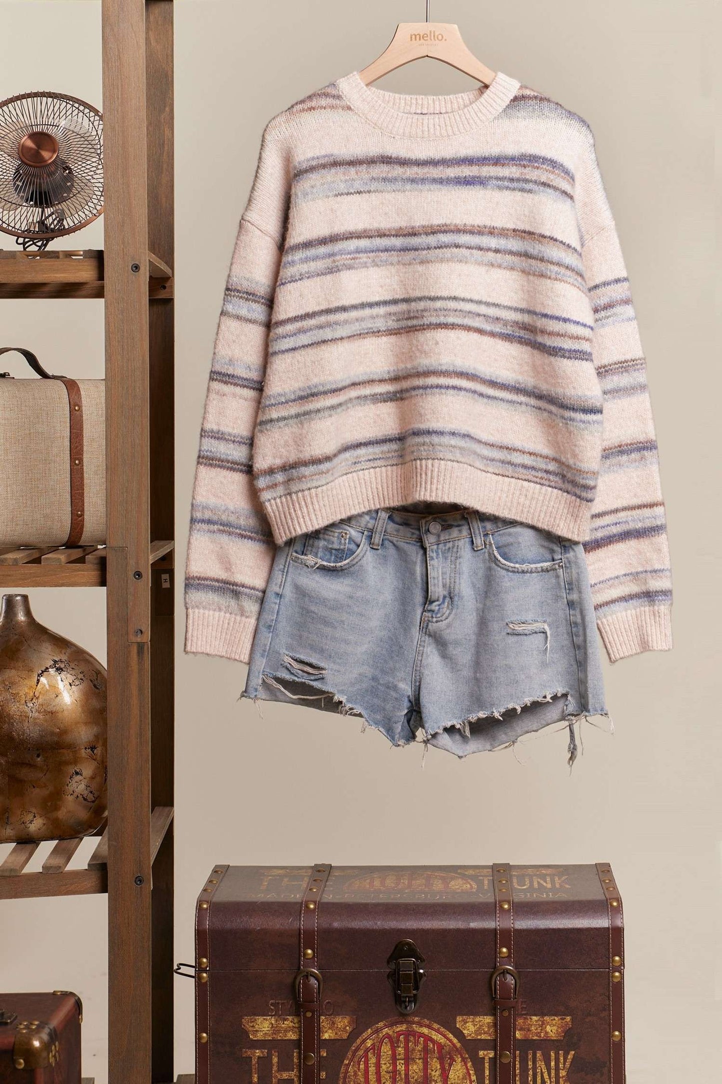 Icey Stripe Sweater