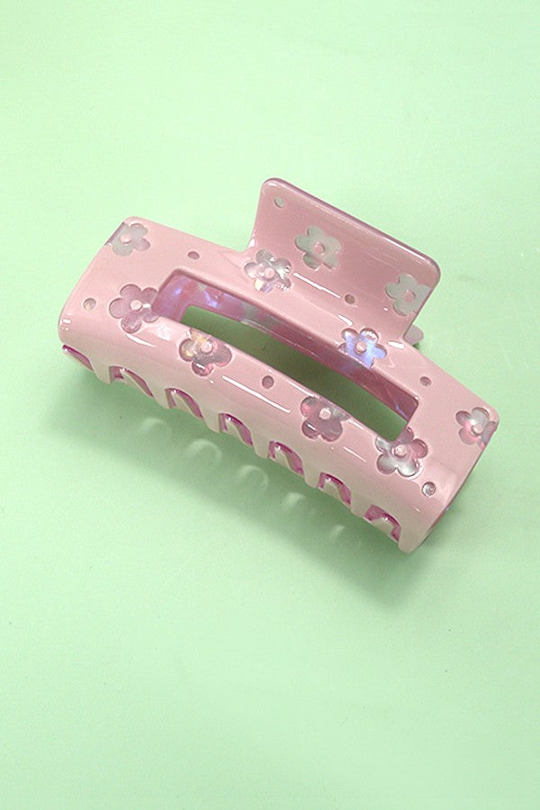 Luxe Cutout Daisy Hair Claw Clip