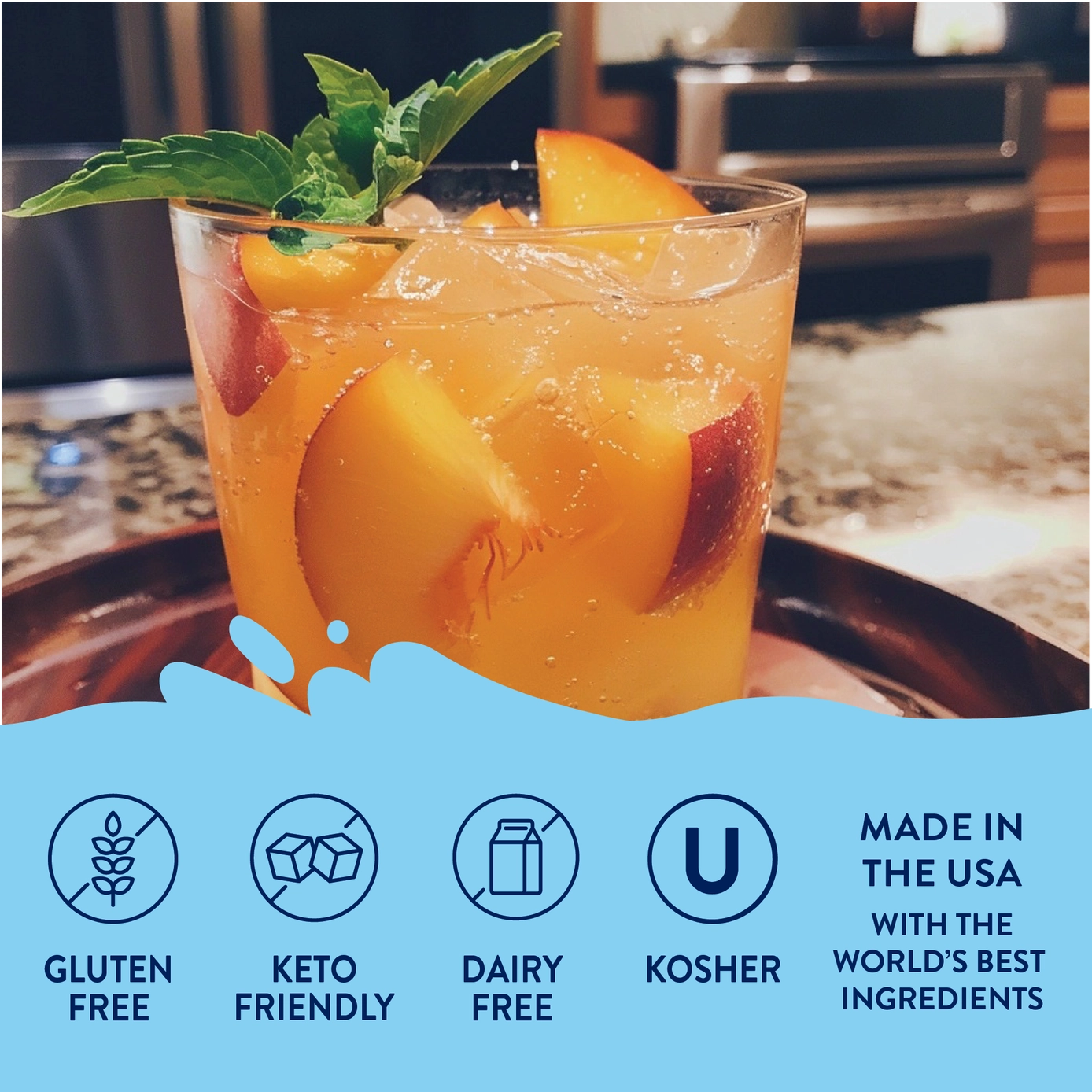 Jordan's Sugar Free Peach Syrup