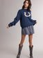 Western Horseshoe Graphic Cozy Sweater