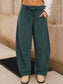 Wide Leg Sweatpants In Vintage Blue