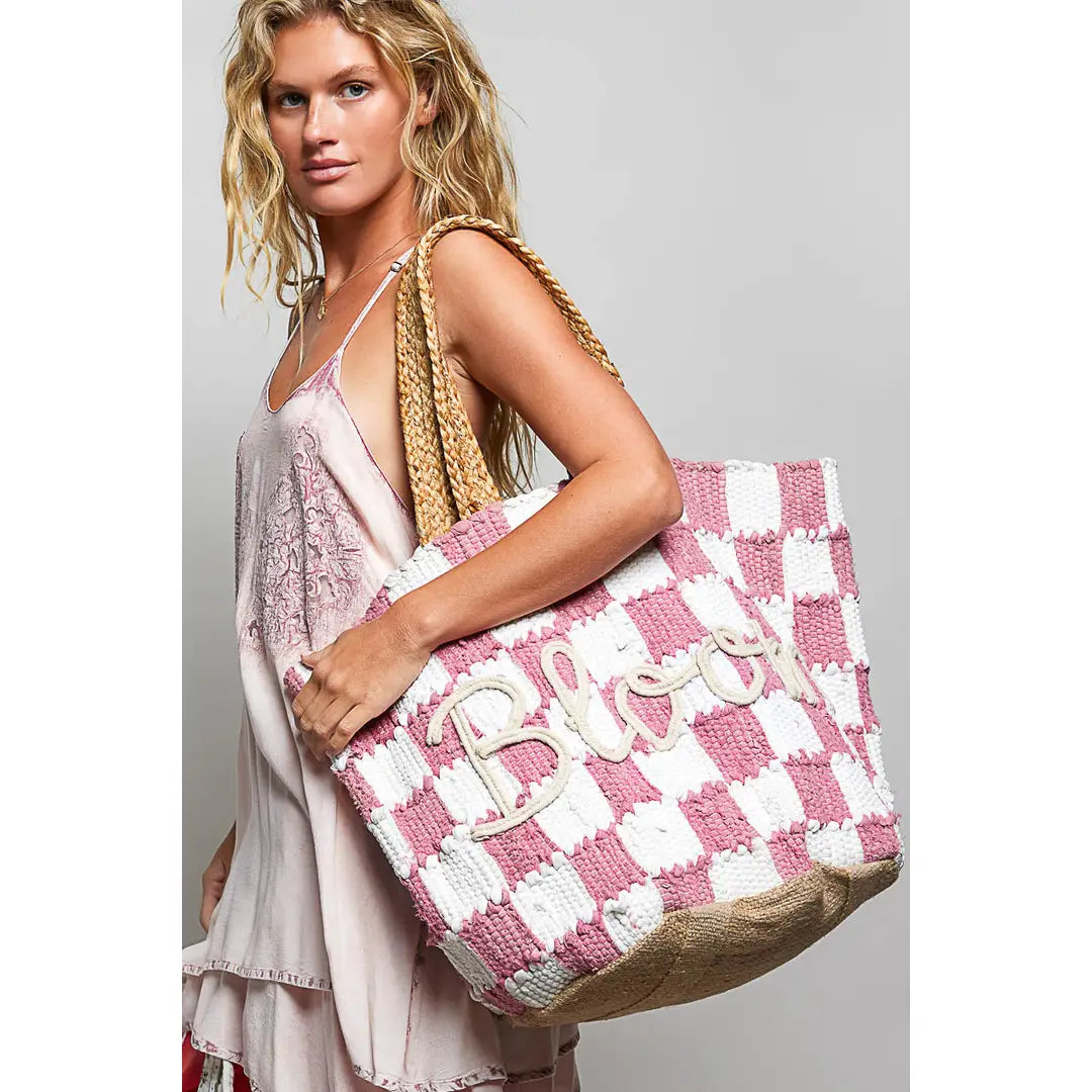 POLE Bloom Woven Tote Bag