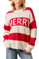 Christmas Merry Lettering Sweater
