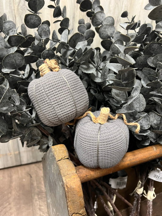 Mini Grey Pumpkin