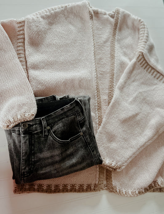 Oversized Chunky Cardigan