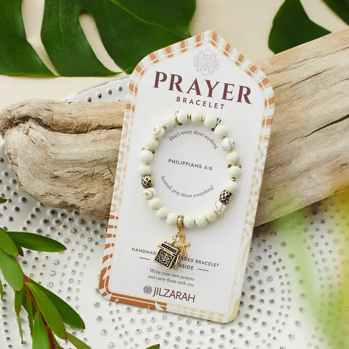 Ivory Palm Prayer Bracelet