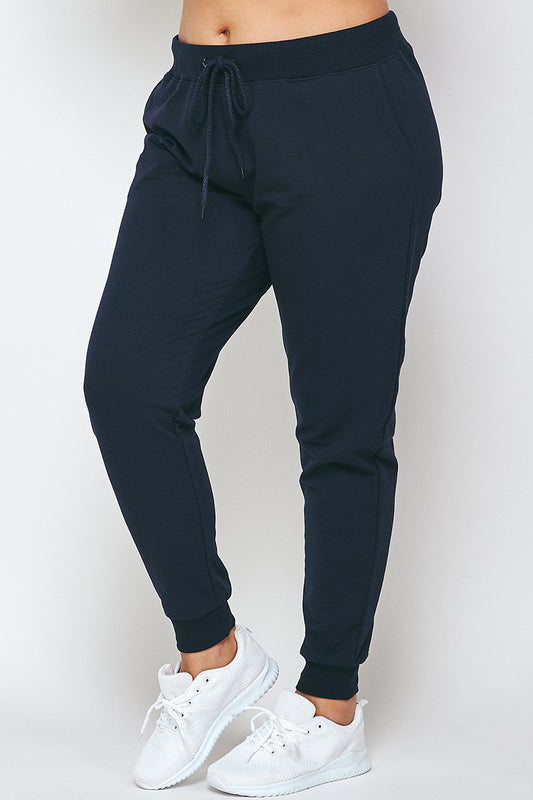 Plus Relax Fit Navy Blue Jogger