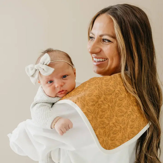 3 Pack Premium Burp Cloths - Eden