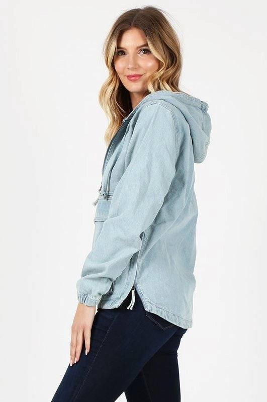 The Natalie Denim Jacket in Light Wash