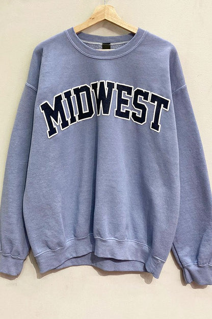 Midwest Puff-Print Sweatshirt