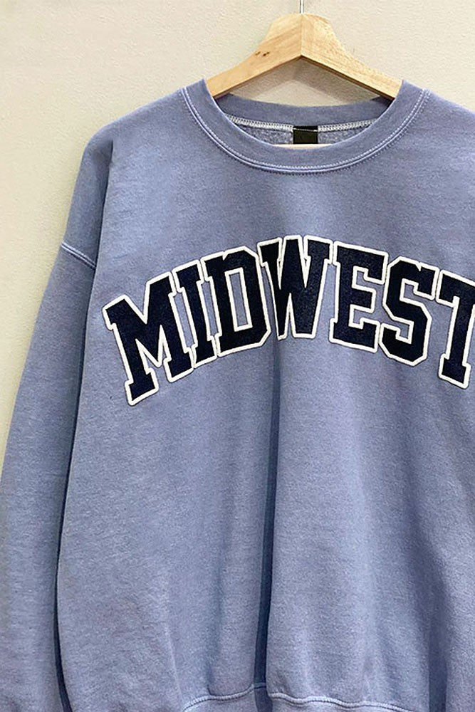 Midwest Puff-Print Sweatshirt