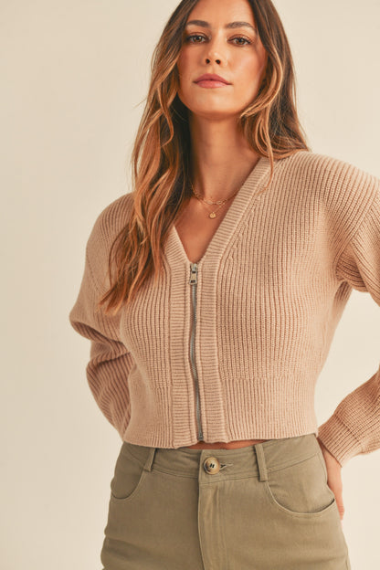 The Mable Knit Zip- S&L