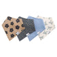 4 Pack Baby Bandana Bibs - Gemma