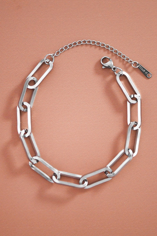 Stainless Steel Chunky Chain Bracelet