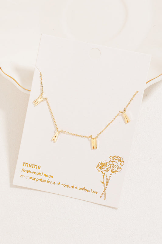 Mama Charm Chain Necklace