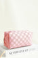 CHECKERED COSMETIC BAG