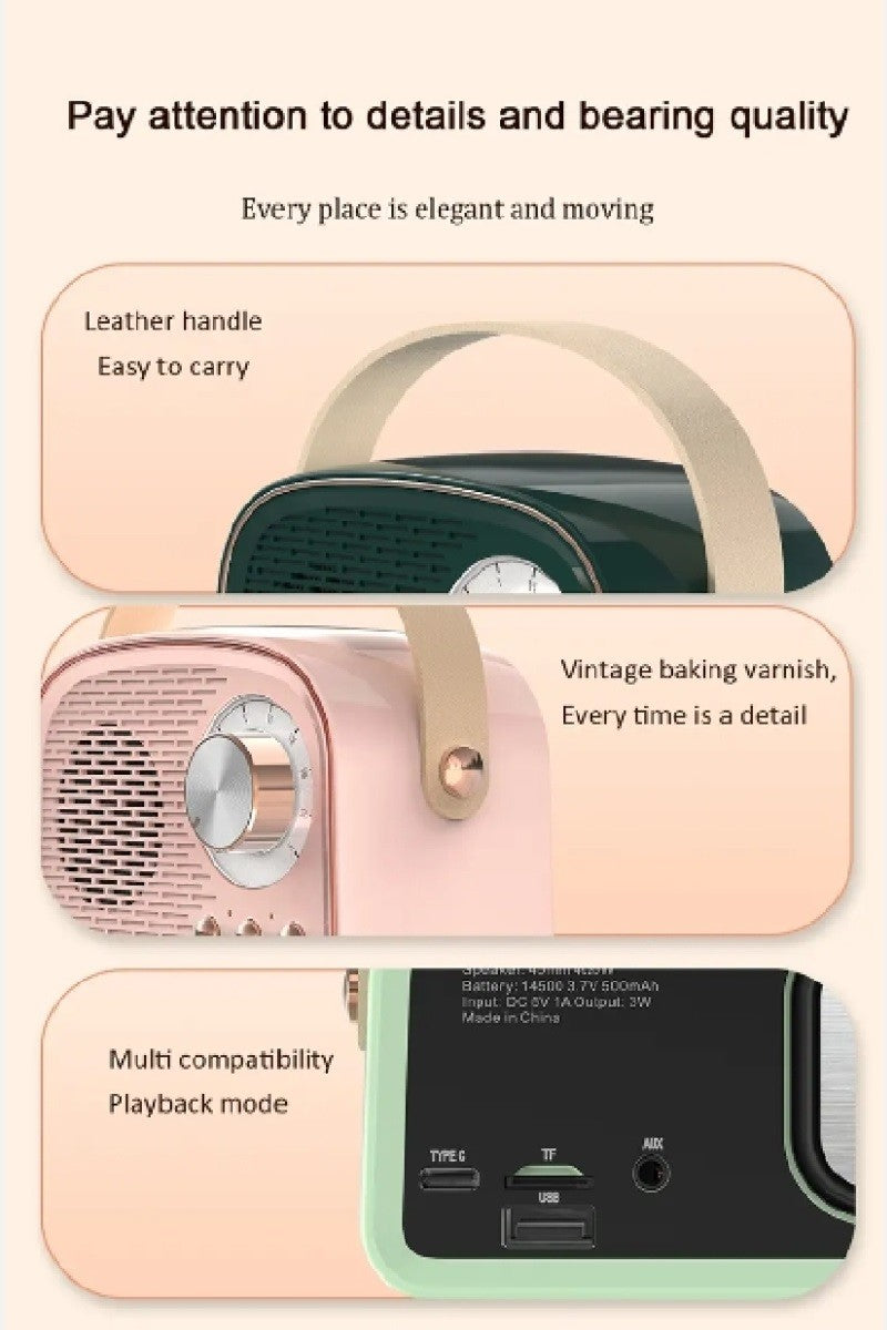 RETRO BLUETOOTH & RADIO SPEAKER