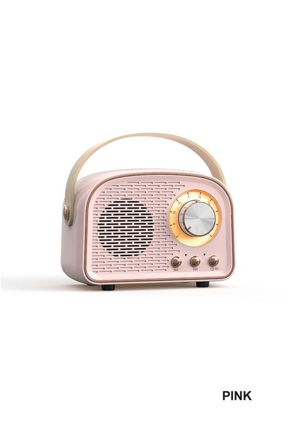 RETRO BLUETOOTH & RADIO SPEAKER