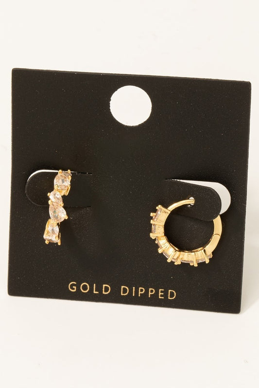 Gold Dipped Lynn Hoops
