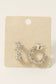 Flower Hoop Earrings