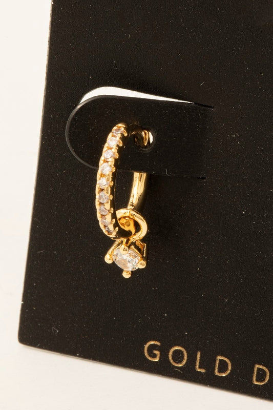 Milli Gold Dipped Mini Hoop Earrings