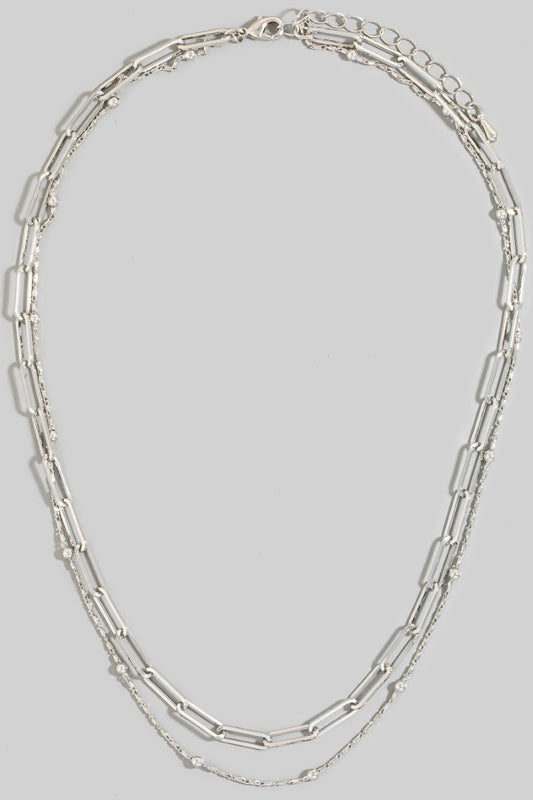 Dainty Mixed Layered Chain Necklace