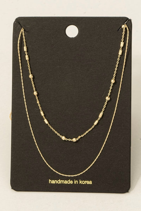 Dainty Layered Chain Necklace