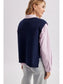 Sleeveless Open Side Sweater Vest In Navy