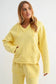 Malibu Air Cotton Hoodie In Yellow Glow