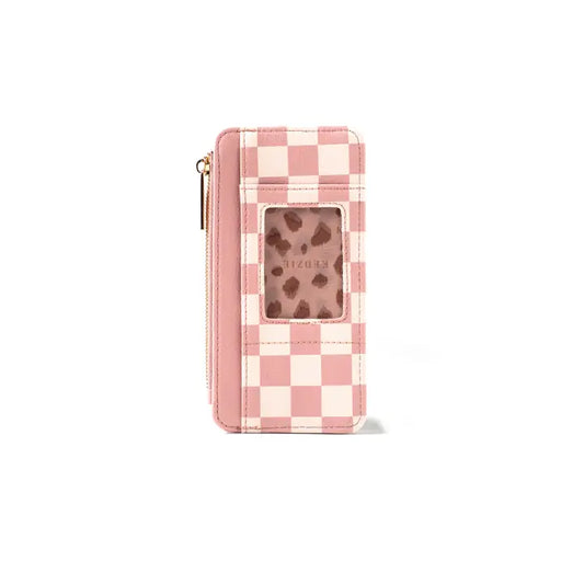 Kedzie Check Please Essentials Only Zippered Wallet