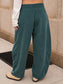 Wide Leg Sweatpants In Vintage Blue
