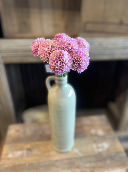 Artificial Short Garden Mums in Purple